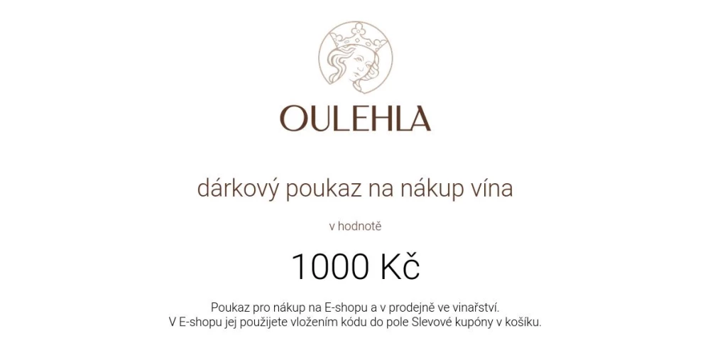 Dárkový poukaz 1000 Kč