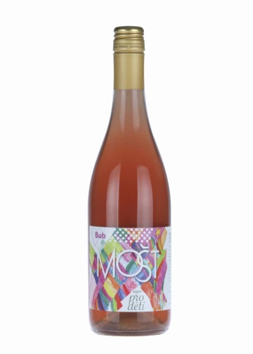 Hroznový mošt růžový Zweigeltrebe - perlivý